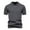 Dark Gray, variant on ohmzyzo Mens Knit Polo Shirts V Neck Short Sleeve Stretch Polo T Shirt Casual Golf Shirts