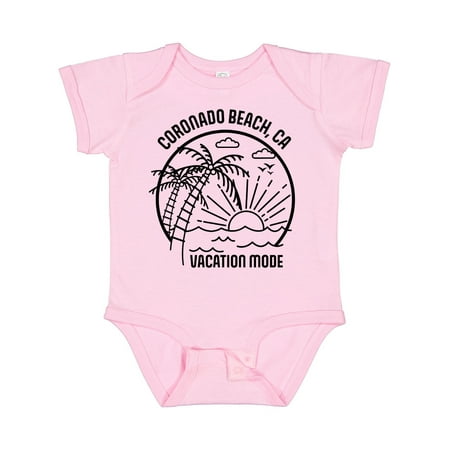 

Inktastic Summer Vacation Mode Coronado Beach California Gift Baby Boy or Baby Girl Bodysuit