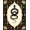 Black Cream Gold, Pattern 17, variant on ODIKA 8'x10' Washable Area Rug Non-Slip Chair-Friendly Mat Snake Moody Abstract Gothic Serpent Vintage Scroll Coiled Border for Dining Room, Large Office, Lounge