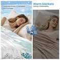 thumbnail image 2 of Turquoise Coastal Cooling Blanket,Lightweight Breathable Summer Throw Blanket with Double Sided Cold Effect,Nautical Summer Beach Coral Sea Turtle Picnic Blankets Bed Sheet for Hot Sleepers 30"x40", 2 of 8