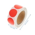DEEPCRAFF Red Round Color Circle Label Stickers for Organizing ...