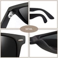 thumbnail image 3 of Gafas de sol Joopin Square Polarizadas con protección UV400 negro/rosa, 3 of 6