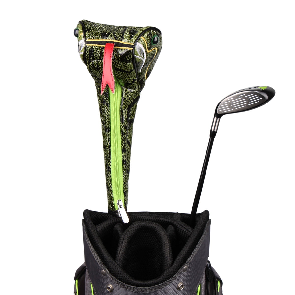 Sahara Golf Novelty Snake Driver Headcover, Green -