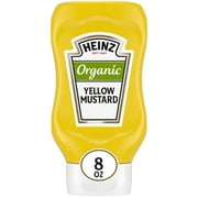 Heinz Organic Yellow Mustard, 8 oz Bottle