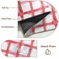 thumbnail image 6 of Area Rugs 2.7'x5', Red Buffalo Plaid Carpet for Living Room Bedroom Dining Room, Farmhouse Check Stripes Retro Geometric Throw Kitchen Rugs Non Slip Washable Rectangle Indoor Outdoor Rugs, 6 of 8