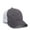 Charcoal/white, variant on Outdoor Cap FWT-130L Cotton twill unstructured cap-Charcoal/Neon Pink