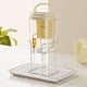 thumbnail image 4 of Fiudx Botella de Agua para Refrigerador, Recipiente de Gran Capacidad para Café Frío, Diseño de Boca Ancha Fácil de Limpiar, Ideal para Té Helado, Limonada, Fiestas En Interiores y Exteriores, Incluy, 4 of 6