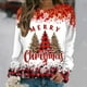 thumbnail image 1 of Ropa Harajuku de Papá Noel para mujer, Camiseta de algodón de gran tamaño, Tops informales con cuello redondo, ropa de calle de manga larga a la moda para mujer, 1 of 4