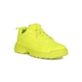 thumbnail image 1 of Women Faux Suede Chunky Lug Sole Lace Up Sneaker 18487, 1 of 6