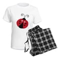 thumbnail image 4 of CafePress - Red And Black Ladybugs Women's Light Pajamas - Women's Short Sleeve Print T-Shirt and Pants Light Cotton Pajama Set, 4 of 7