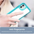 thumbnail image 3 of Case for iPhone 11 Pro Max Case Slim Dropproof [Defend from Drop/Scratch/Slip/Fingerprint] Clear Acrylic Hard Back Soft TPU Bumper Hybrid Phone Cover for iPhone 11 Pro Max-Crystal Blue, 3 of 14