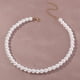 thumbnail image 5 of Collar de perlas de 1 pieza para mujer, corto, redondo, de imitación, con perlas blancas para boda y novia, 5 of 5