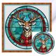 thumbnail image 1 of Hilo de bordar Full Eco-cotton 18CT Impreso Elk Cross Stitch Artwork, 1 of 9