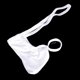 thumbnail image 4 of con bolsa para posar para hombre, sin espalda, ropa interior para discoteca Gay, ropa interior blanca Zulema Correa de presentación de tanga con bolsa de tanga para hombre, 4 of 8