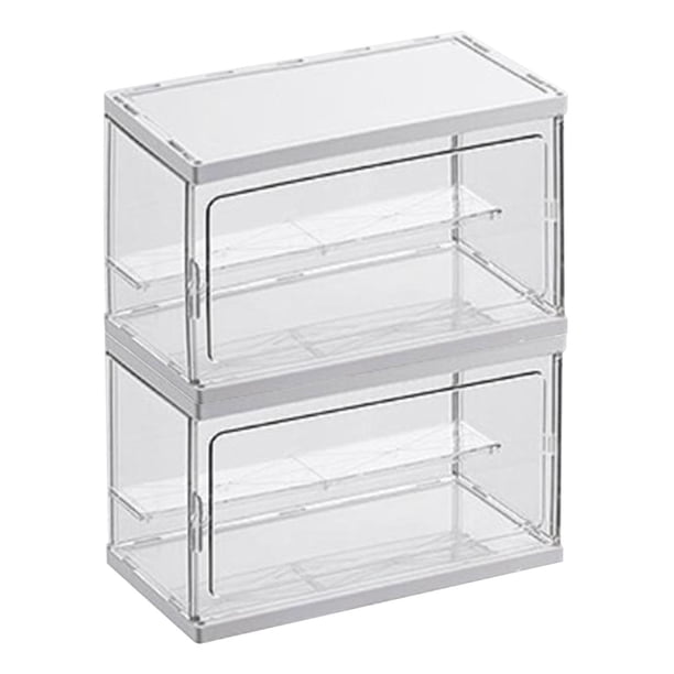 Estuche de muestra Caja De Exhibición Figuras De Acción Caja De Exhibición Para Vehículos Juguetes Figuras De Acción Pequeño 2 Niveles Magideal Estuche de muestra