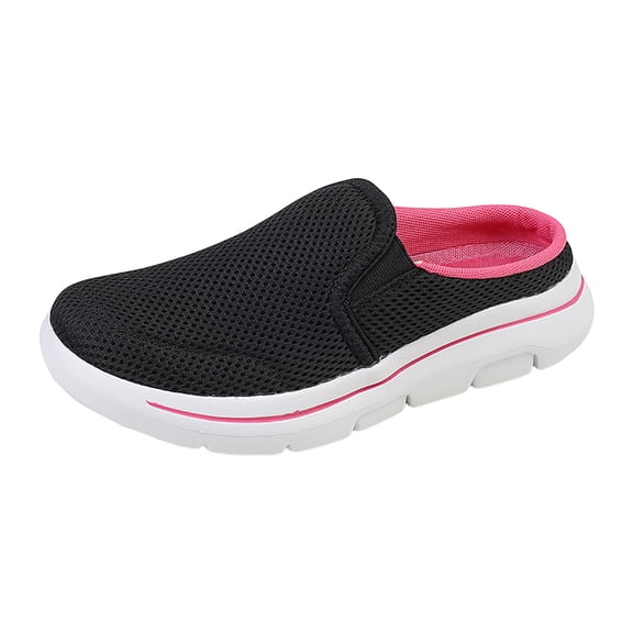 YLYL Mules for Womens Mens Open Back Breathable Mesh Lightweight Casual Slip on Walking Clogs