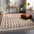 thumbnail image 2 of Surya Sahara SAH-2309 72x108" Rectangle Global Wool Area Rug in Dark Brown/Cream, 2 of 7