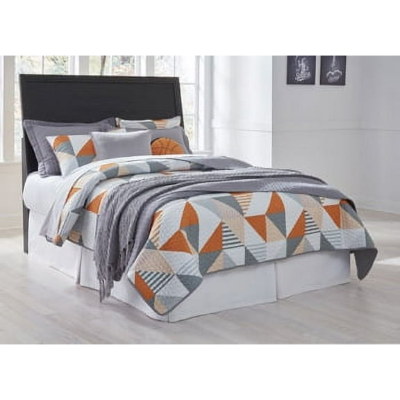 Ashley Contemporary Wood Headboard In Black Finish B273-87