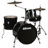 ddrum D2 Rock Kit 4-Piece Complete Drumset w/ Cymbals - Black Sparkle