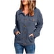 thumbnail image 2 of Puntoco, abrigo para mujer, moda para mujer, Color sólido, manga larga, solapa, top, cárdigan informal suelto, top, abrigo, liquidación de Navidad Puntoco Puntoco-451, 2 of 9