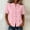 Assorted, variant on Women's Blouses & Tops, Mandarin Collar Frog Button Short Sleeve with Side Slit, Retro Cotton Linen Summer Casual Daily Wear for Women
