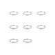 thumbnail image 3 of 1pc opean And American Style Simple Fashion Gold Stainless Steel Alphabet Ring For Men And Women, Daily Wear, 3 of 4
