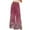 Wine Red, variant on YUANGUANST Women's Wide Leg Pants Womens Wide Leg Palazzo Pants Boho Floral 2025 Summer Beach Culottes Flowy Casual Trousers For Vacation Office Slacks