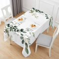 thumbnail image 6 of Eucalyptus Leaves Table Cloth Waterproof Tablecloths, Pastoral Farmhouse Spring Botanical Tablecloth Dining Table Cover for Kitchen Party Tabletop Outdoor, Rectangle Tablecloth 60x120 Inch, 6 of 9