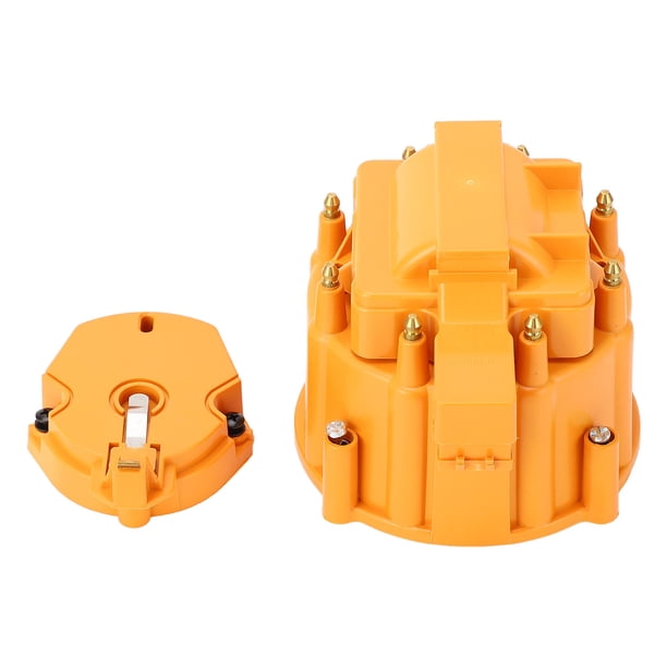 JUEGO DE TATA ROJA DE TETA DE DISTRIBUIDOR, KIT DE ALTO RENDIMIENTO DE TATA DE DISTRIBUIDOR Y ROTOR HEI MOTORES V8 JUEGO SOBRETO DE TETA ROJA DISTRIBUIDOR GRANDE