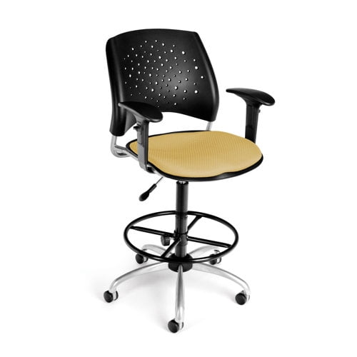 OFM Stars and Moon Mid-Back Drafting Chair