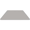 thumbnail image 3 of Pemberly Row 31" x 58" Trapezoid High Pressure Top Activity Table in Gray, 3 of 4