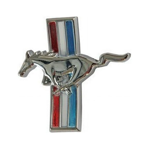 Scott Drake C4ZB-65060A14-A 1965 Glove Box Emblem Curved