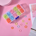 thumbnail image 4 of Hltser 240pcs Knitting Stitch Markers  Plastic Smooth Coloured O-Rings  Clear Storage Box  Modern  Multicolor  Adults  Unisex  Life-Size  Not Foldable, 4 of 7
