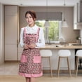thumbnail image 4 of Thickened Double Layer Fouling Korean Version Apron Canvas Strap Minimalist Home Kitchen Adult Cooking Model, 4 of 4