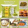thumbnail image 2 of Rani Green Raisins 80oz (5lbs) 2.27kg Bulk ~ All Natural | Gluten Friendly | Non-GMO | Kosher | Vegan | Product of USA, 2 of 9