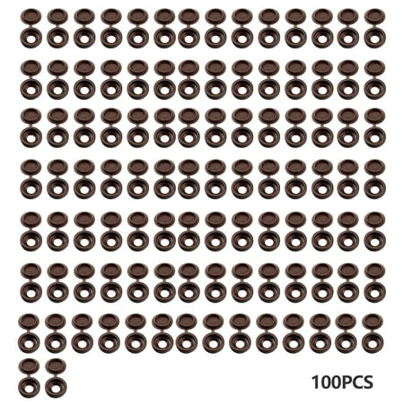 

100pcs Flip Top Hinged Cover Decorative Accessory Screw Cap Easy Apply