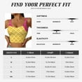 thumbnail image 5 of Goofa Red Ice Cream Printed Sports Bras for Women, High Impact Running Bra Workout Crop Tank Tops Longline Sports Bra Push up-Large, 5 of 9
