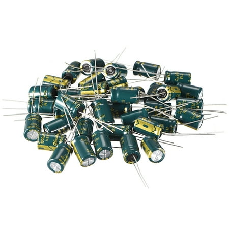 Aluminum Radial Electrolytic Capacitor 1000uF 10V Life 8 x 12mm 35pcs