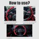 thumbnail image 4 of Funda Universal Para Volante De Coche, Funda Protectora Antideslizante Para Volante De Coche De Cuero, Accesorios Interiores Yuarrent VI012096-04, 4 of 6
