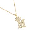 thumbnail image 2 of Qarigey InitialNecklacePendantEnglish Letter Alphabet A to Z Name Crystal Chain Charm Modern Valentine'sDay Joyas Regalos Ropa, zapatos y accesorios Miscelánea METRO 1, 2 of 6
