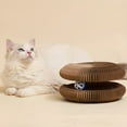 thumbnail image 6 of Kitty Kurlz Cat Toy, Kitty Curls Cat Toy, Magic Kitty Kurlz Cat Toy Marlene, Foldable Magic Organ Cat Scratching Board Toy, Round Interactive Accordion Cat Toy for Indoor Cats, 6 of 8