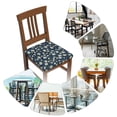 thumbnail image 7 of Logiee Daisy Floral B Print Square Chair Seat Covers, Stretch Chair Seat Covers,Seat Chair Slipcover, Non-Slip Chair Slipcover,Furniture Protector for Indoor and Outdoor-Six Piece, 7 of 7