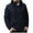 Navy, variant on ZUKMRJPC Men's Quarter Button Pullover Sweatshirts Fleece Lined Drawstring Casual Hoodies Fall Winter Warm Tops with Kangaroo Pocket