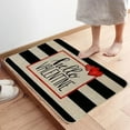 thumbnail image 5 of Yhmxh Valentines Day Door Mat Red Stripe Love 16x24 inch Decorative Front Doormat Rug Indoor Outdoor Non Slip Rubber Backing Seasonal Anniversary Wedding Entryway Kitchen Floor Decoration, 5 of 7
