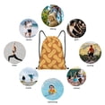 thumbnail image 6 of Disketp Peanuts6 Drawstring Backpack Drawstring Gym Bags Draw String Bags for Sports, Gym, Travel, Swimming, Beach-Small, 6 of 6