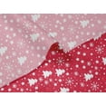 thumbnail image 5 of oneOone Velvet Bright Red Fabric Snowflake,Star & Tree Fabric For Sewing Printed Craft Fabric By The Yard 58 Inch Wide, 5 of 5