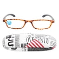 thumbnail image 1 of Gafas de lectura unisex a la moda antirayos azules, gafas para presbicia con alivio de la fatiga Visual + montura de Color 400 Douhua, 1 of 8