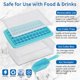 thumbnail image 5 of SAYOO Kit de moldes para hacer hielo, bandeja de cubitos de hielo de 55 compartimentos divididos con pala de tapa de cesta, accesorio de barra de cocina SAYOO  Moda, 5 of 7