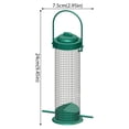 thumbnail image 2 of Lttoisl Hanging Bird Feeder, 9.45 in Tall Metal Wire Grid, Easy-Fill Design for Wild Birds, Perfect for Gardens and Patios, 2 of 6