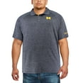 thumbnail image 4 of Men's Colosseum Navy Michigan Wolverines Big & Tall Down Swing Polo, 4 of 6